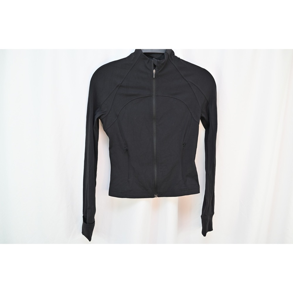 Lululemon Black Define Jacket Full Zip Activewear Size 6